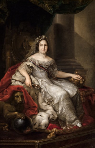 Queen Isabella II of Spain by After Vicent López Portaña